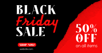 Black Friday Flash Sale Facebook Ad Design