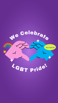 Pride Sign Facebook Story Design