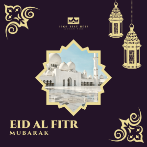 Eid Al Fitr Greeting Instagram post Image Preview