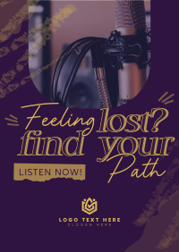Finding Path Podcast Flyer Design