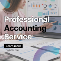 Professional Accounting Service Instagram Post Design
