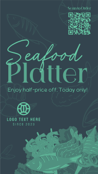 Seafood Platter Sale Instagram reel Image Preview