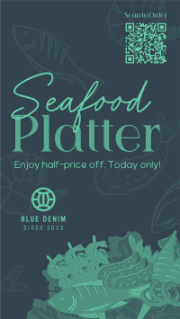 Seafood Platter Sale Instagram Reel Image Preview