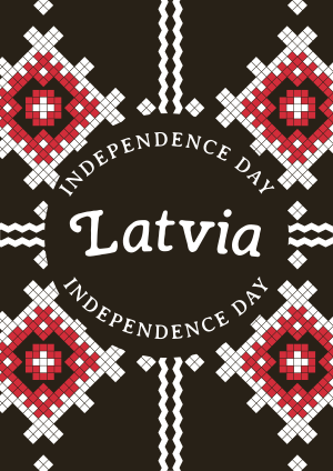 Traditional Latvia Independence Flyer Image Preview