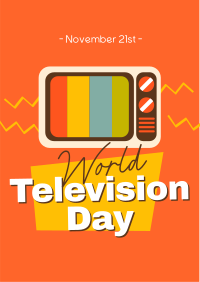 World Television Day Flyer Design