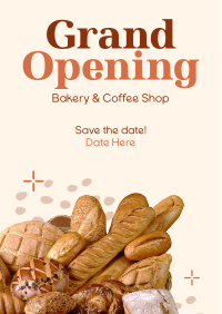 Bakery Opening Notice Poster Image Preview