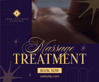 Hot Massage Treatment Facebook post Image Preview