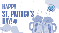 St. Patrick's Beer Greeting Facebook Event Cover Design