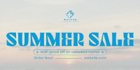 Sunny Summer Sale Twitter post Image Preview