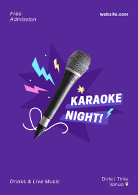 Karaoke Night Blast Poster Image Preview