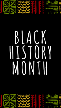 Celebrating Black History Facebook Story Design
