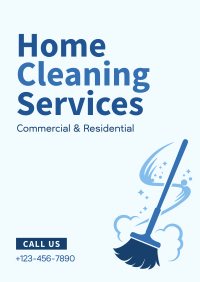 Home Cleaning Services Poster Design