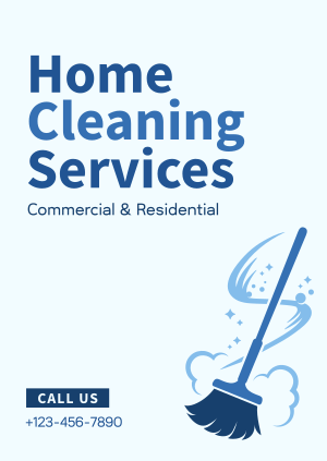 Home Cleaning Services Poster Image Preview