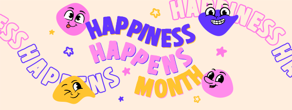 Cheery Faces & Stars Facebook Cover Design