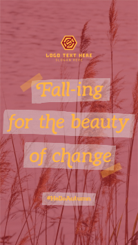 Collage Autumn Greeting Facebook Story Design