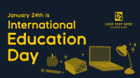 Cute Education Day Animation Design