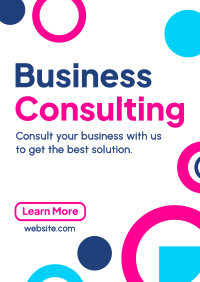 Abstract and Shapes Business Consult Poster Image Preview