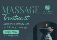 Massage Treatment Wellness Postcard Image Preview