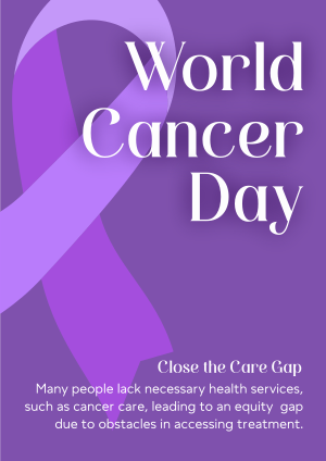 World Cancer Day Awareness Flyer Image Preview