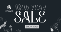 New Year Celebration Sale Facebook Ad Image Preview