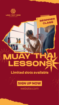 Muay Thai Lessons TikTok Video Preview