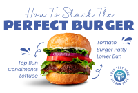 The Burger Delight Pinterest Cover Design