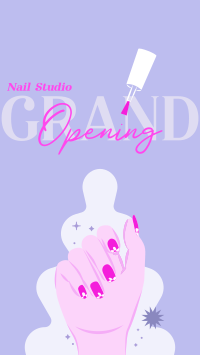 Nail Salon Opening TikTok video Image Preview