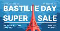 Bastille Day Sale Facebook ad Image Preview