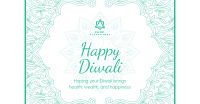 Fancy Diwali Greeting Facebook Ad Design