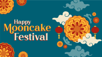 Happy Mooncake Festival Facebook Event Cover Design
