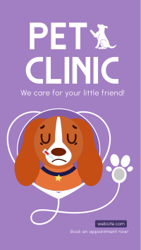 Pet Clinic Instagram story Image Preview