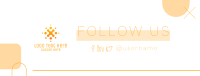 Modern Minimalist Follow Us Facebook cover Image Preview