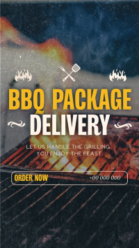 Barbecue Package Delivery Instagram Reel Design