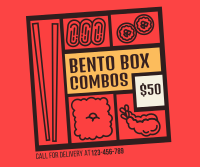 Bento Box Combo Facebook Post Design