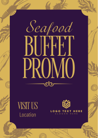 Luxury Seafood Poster Image Preview