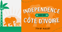 Ivory Coast Independence Day Facebook ad Image Preview