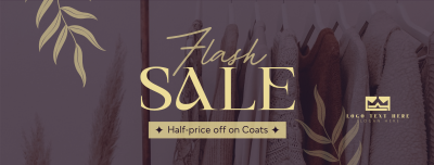 Fashionable Coats for Sale Facebook cover Image Preview