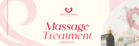 Simple Massage Treatment Twitter Header Preview