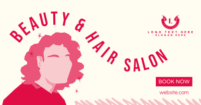 Hair Salon Minimalist Facebook ad Image Preview