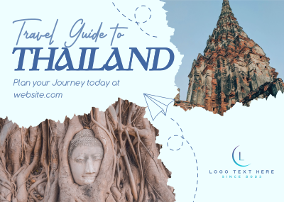 Thailand Travel Guide Postcard Image Preview