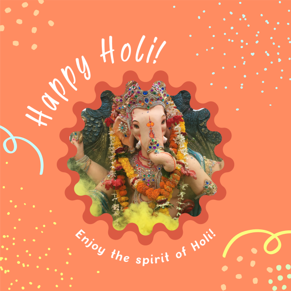 Happy Holi Festival Instagram Post Design Image Preview