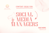 Social Media Manager Pinterest board cover Image Preview