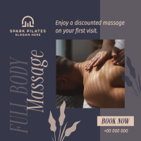 Relaxing Massage Therapy Instagram post Image Preview