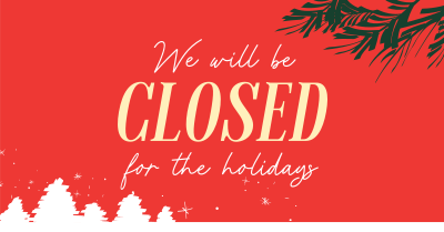 Closed for the Holidays Facebook ad Image Preview