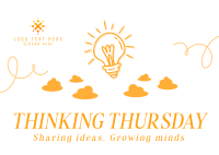 Thinking Thursday Ideas Postcard Image Preview