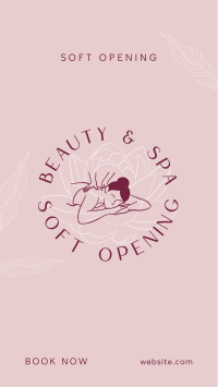 Spa Soft Opening  Instagram story Image Preview