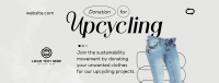 Fashion Upcycling Drive Facebook Cover Preview