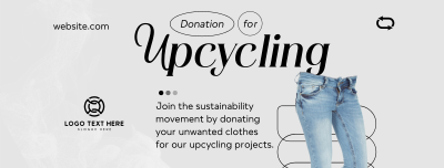 Fashion Upcycling Drive Facebook cover Image Preview