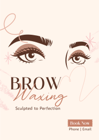 Eyebrow Waxing Service Poster Image Preview