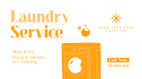 Laundry Service Facebook Event Cover Design